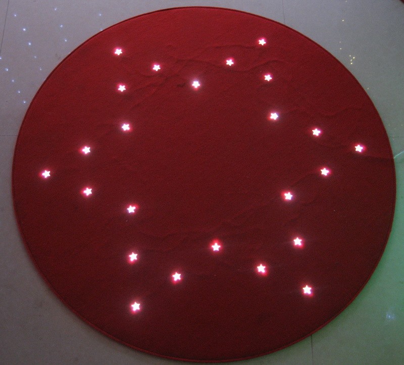 FY-002-A28 navidad ROUND felp FY-002-A28 barato navidad ROUND felpudo con alfombra lámpara bombilla LED - Rango de luz Alfombrafabricante de China