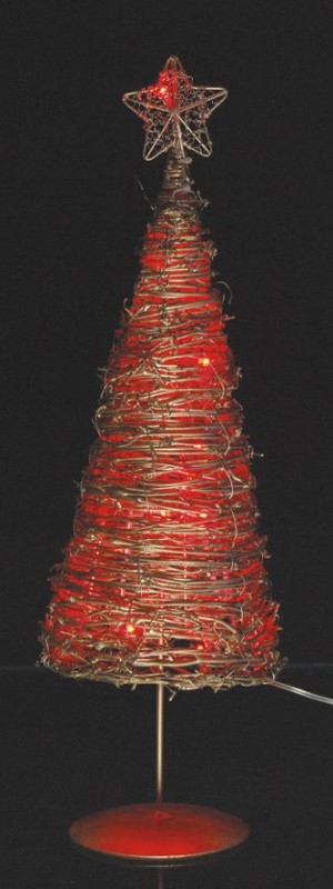 FY-008-B02 24 Navidad artesanía de mimbre lámpara de la bombilla FY-008-B02 24 artesanías de mimbre de la lámpara bombilla de Navidad barata Luz rota