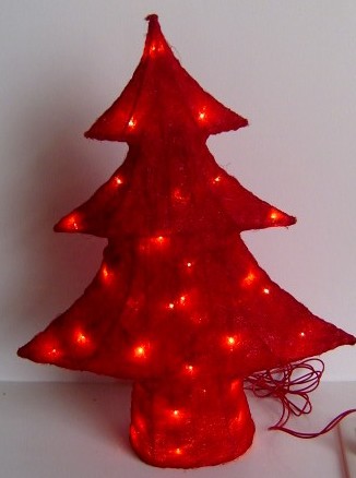 FY-06-006 rojo de la Navidad del árbol de la rota lámpara de la bombilla FY-06-006 rojo árbol de la rota lámpara de la bombilla de Navidad barata Luz rota