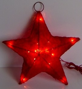 FY-06-016 navidad estrella roja rota lámpara de la bombilla FY-06-016 rojo de la estrella de la rota lámpara de la bombilla de Navidad barata Luz rota