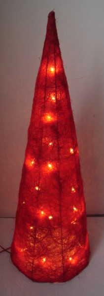 FY-06-030 rojo de la Navidad del cono de la rota lámpara de la bombilla FY-06-030 rojo cono rota lámpara de la bombilla de Navidad barata Luz rota