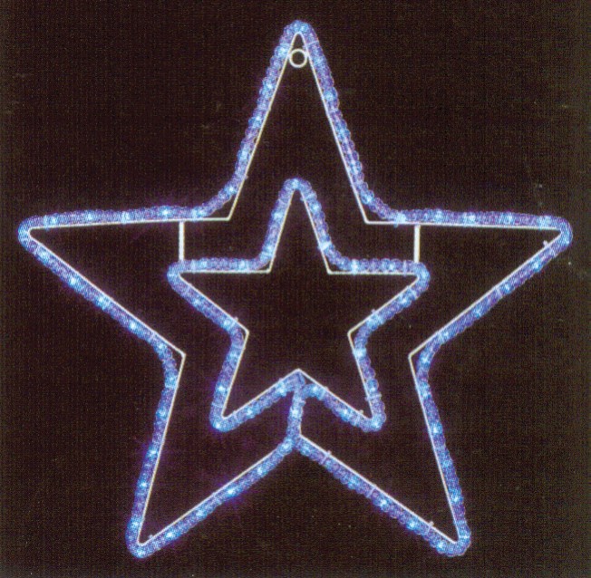 FY-16-004 christmas star cuerda de neón de la lámpara bombilla FY-16-004 estrellas cuerda de neón de la lámpara bombilla de luz de la Navidad barata Cuerda / luces de neón