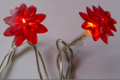 LED LED de luces de Navidad pequeñas flores de bulbo de la lámpara LED baratos navidad pequeño LED luces de la lámpara del bulbo flores - Cadena de Luz LED con Outfithecho en China