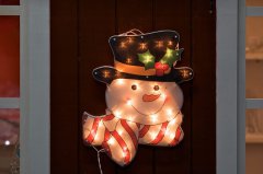 AF 60609-christmas snow man ventana lámpara de la bombilla AF 60609-snow man ventana lámpara bombilla barata navidad Luces de la ventana