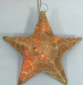 FY-06-011 estrella de la Navidad de la rota lámpara de la bombilla FY-06-011 estrellas rattan lámpara bombilla navidad barato