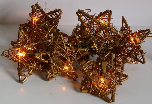 Pequeña rattan lámpara bombilla estrellas FY-06-036 navidad FY-06-036 de mimbre pequeña lámpara bombilla estrella de la Navidad barata