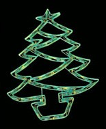 fabricados en China marco de plástico árbol de la lámpara de la bombilla de Navidad barata fábrica
