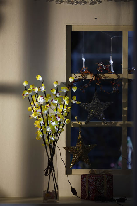 AF 50002-LED rama de un árbol pequeño llevó la lámpara del bulbo barato luces de navidad