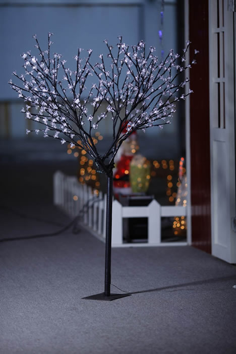 FY-50006 LED sakura árbol pequeño llevó la lámpara del bulbo de las luces de navidad ramificación barato