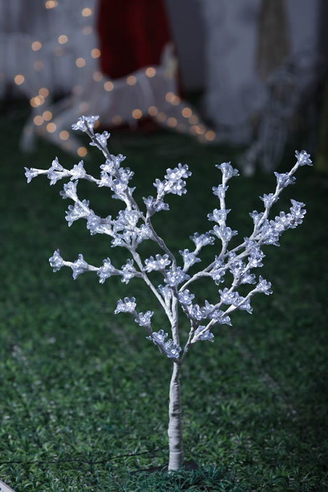 FY-50008 LED árbol de la flor pequeña llevó la lámpara del bulbo de las luces de navidad ramificación barato