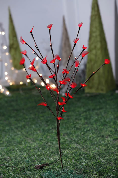 FY-50012 LED árbol de la flor pequeña llevó la lámpara del bulbo de las luces de navidad ramificación barato