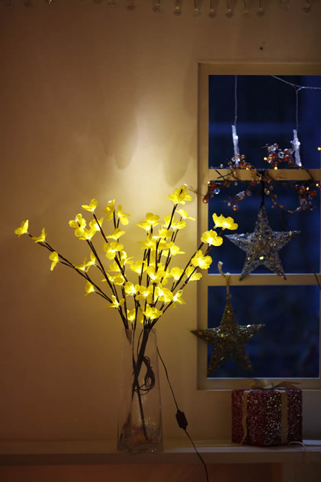 AF 50015-LED rama de un árbol pequeño llevó la lámpara del bulbo barato luces de navidad