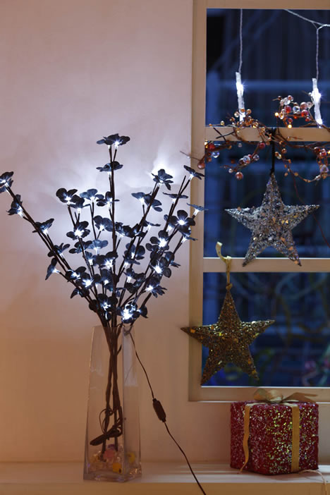 AF 50017-LED rama de un árbol pequeño llevó la lámpara del bulbo barato luces de navidad
