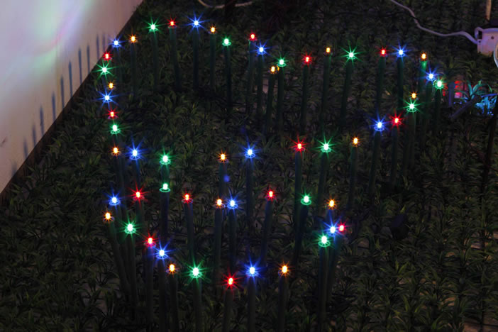 AF 50024-LED rama de un árbol pequeño llevó la lámpara del bulbo barato luces de navidad