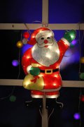 FY-60304 navidad santa claus ventana lámpara de la bombilla AF 60304-santa claus ventana lámpara bombilla barata navidad
