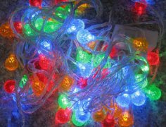 LED luces de Navidad bombilla cadena de cadena de la lámpara FY-60114 -FY 60114 Bombilla de la cadena de LED baratos navidad lámpara cadena